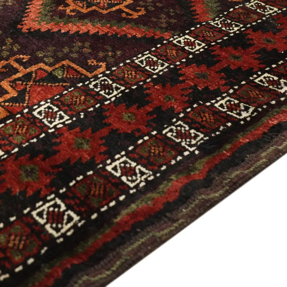Corredor Tapete Baluch - 294 x 141 cm - bege escuro
