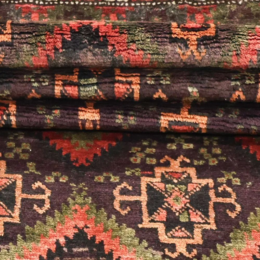 Corredor Tapete Baluch - 294 x 141 cm - bege escuro