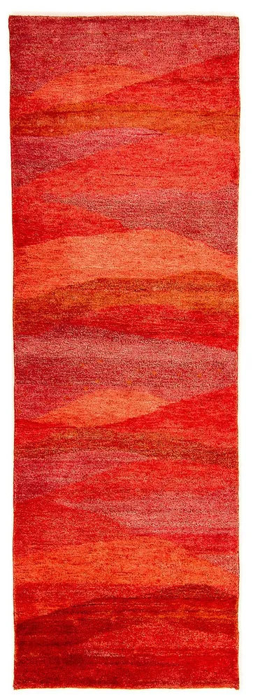 Corredor Tapete Gabbeh - Indus - 197 x 77 cm - vermelho