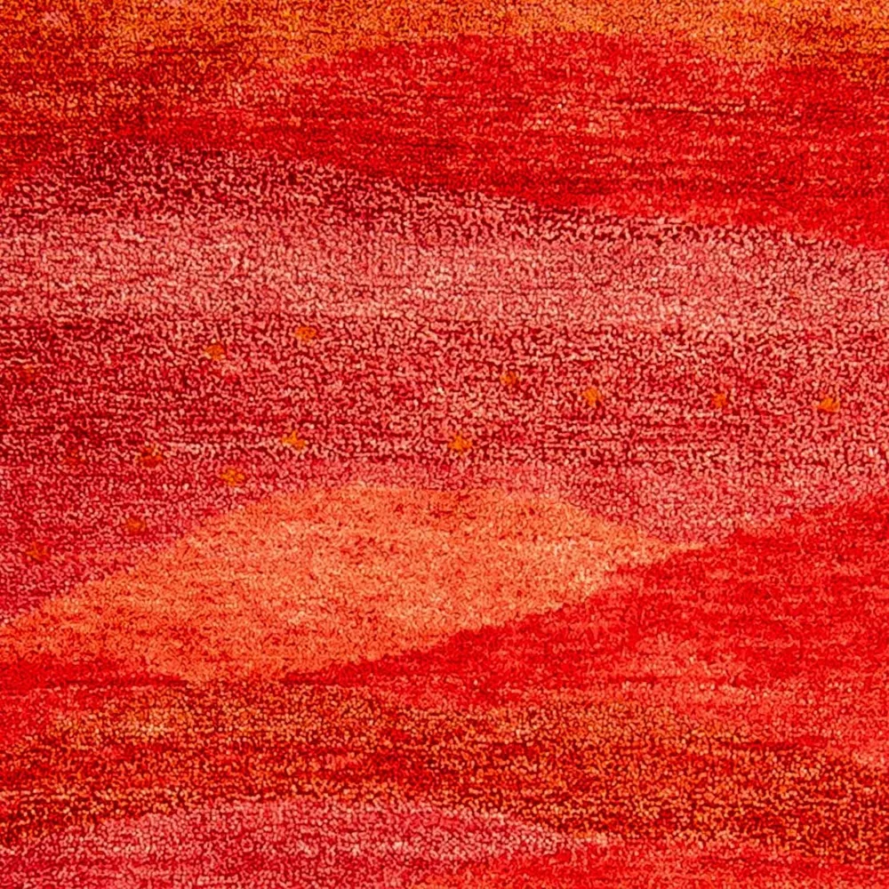 Corredor Tapete Gabbeh - Indus - 197 x 77 cm - vermelho