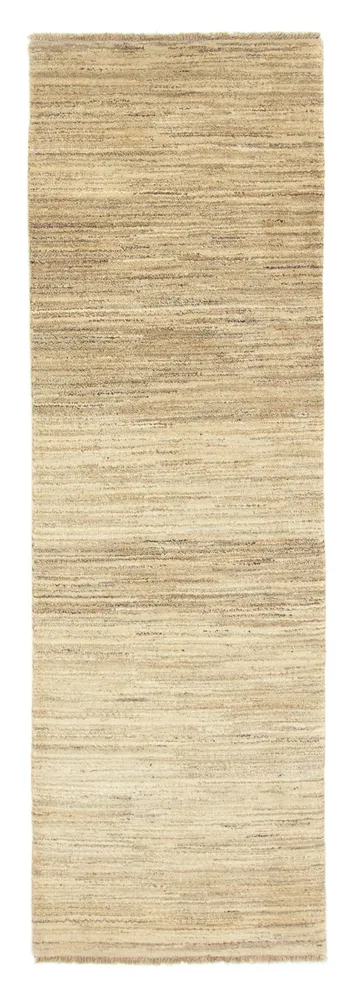 Corredor Tapete Gabbeh - Indus - 254 x 78 cm - bege