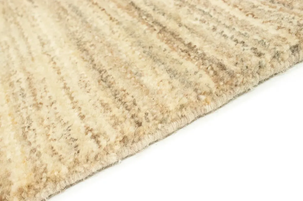 Corredor Tapete Gabbeh - Indus - 254 x 78 cm - bege