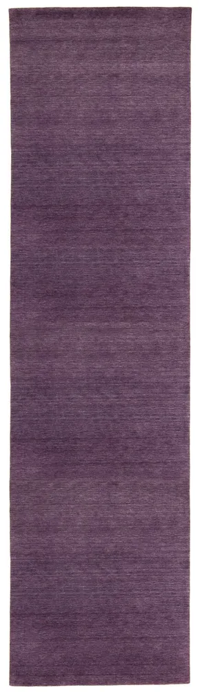 Corredor Tapete Gabbeh - Indus - 400 x 80 cm - púrpura