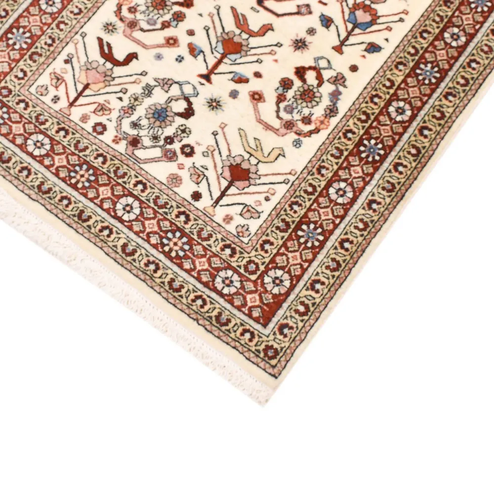 Corredor Tapete Gabbeh - Kashkuli Persa - 213 x 65 cm - bege