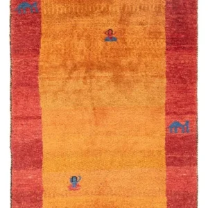 Corredor Tapete Gabbeh - Persa - 177 x 72 cm - multicolorido