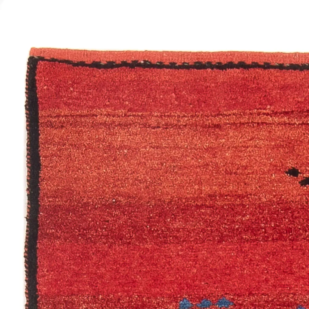 Corredor Tapete Gabbeh - Persa - 187 x 87 cm - vermelho