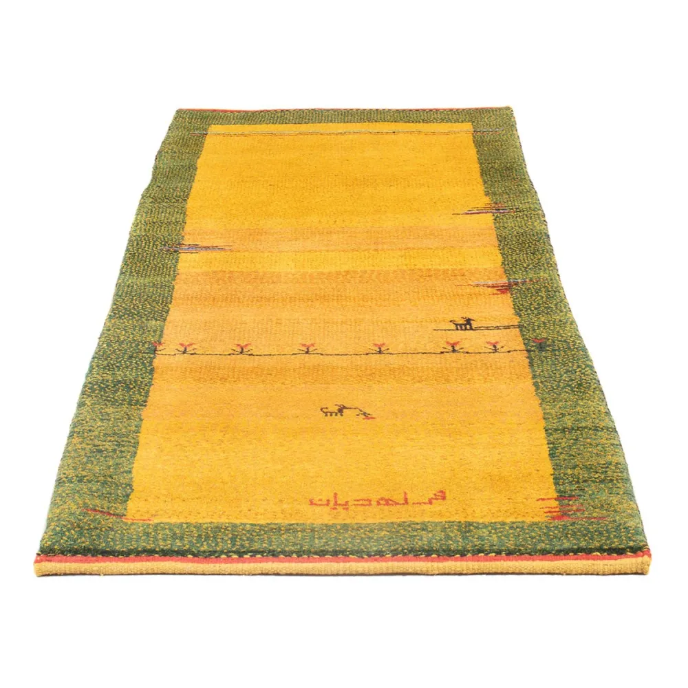 Corredor Tapete Gabbeh - Persa - 196 x 83 cm - multicolorido