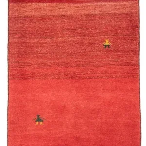Corredor Tapete Gabbeh - Persa - 227 x 85 cm - vermelho