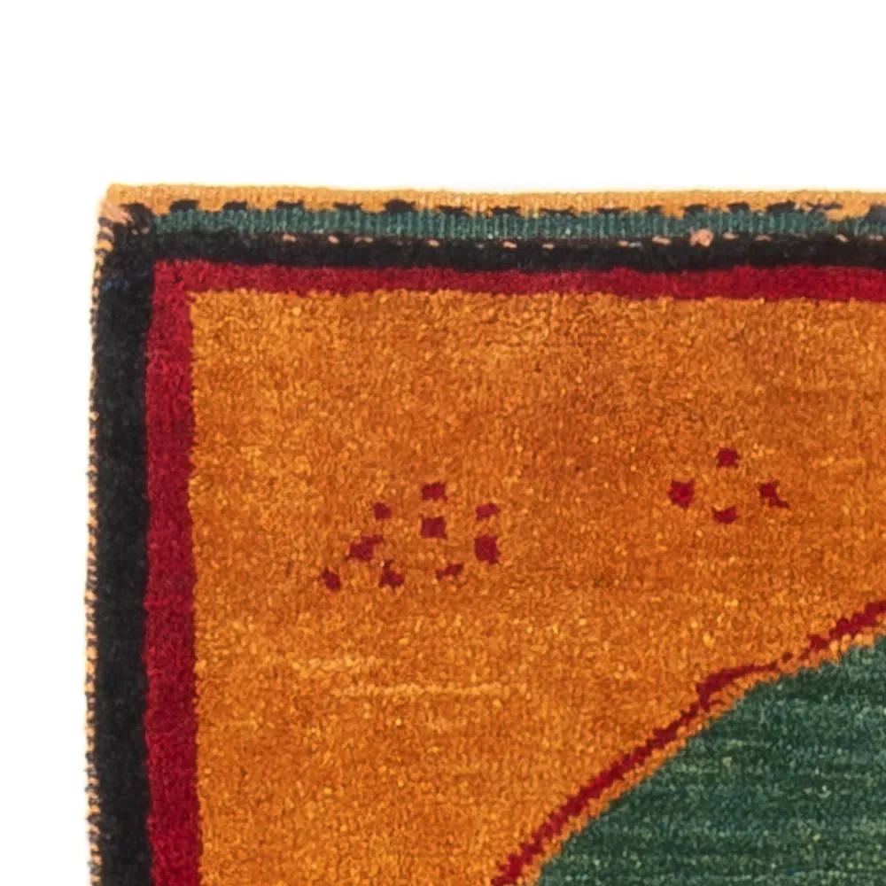 Corredor Tapete Gabbeh - Persa - 265 x 72 cm - multicolorido