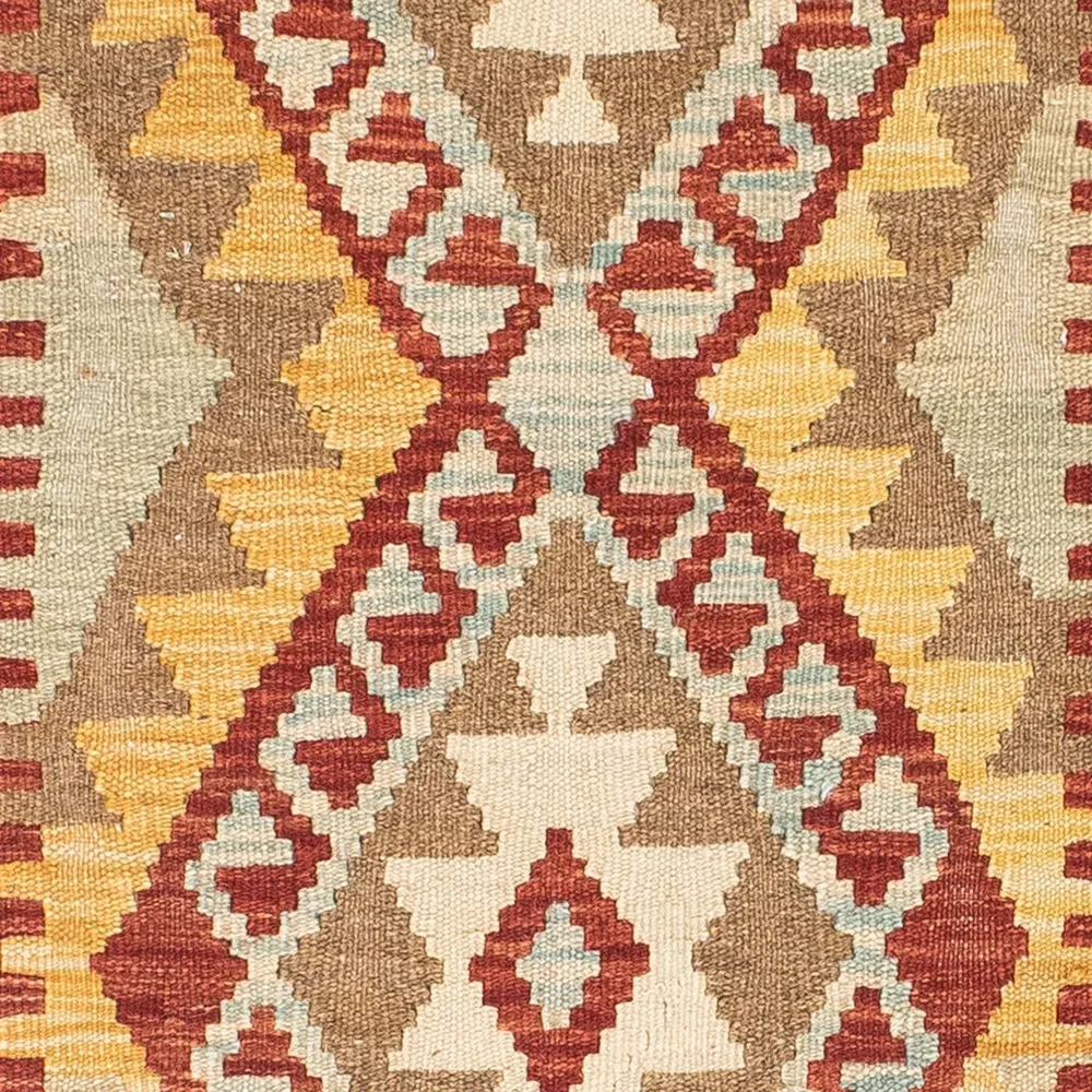 Corredor Tapete Kelim - Oriental - 187 x 71 cm - ferrugem