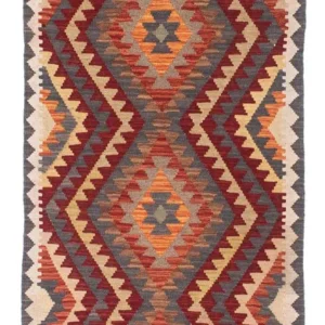 Corredor Tapete Kelim - Oriental - 191 x 80 cm - cinzento