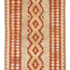 Corredor Tapete Kelim - Oriental - 200 x 85 cm - bege