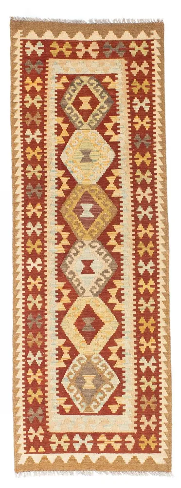 Corredor Tapete Kelim - Oriental - 206 x 71 cm - bege