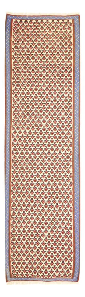 Corredor Tapete Kelim - Oriental - 290 x 88 cm - multicolorido