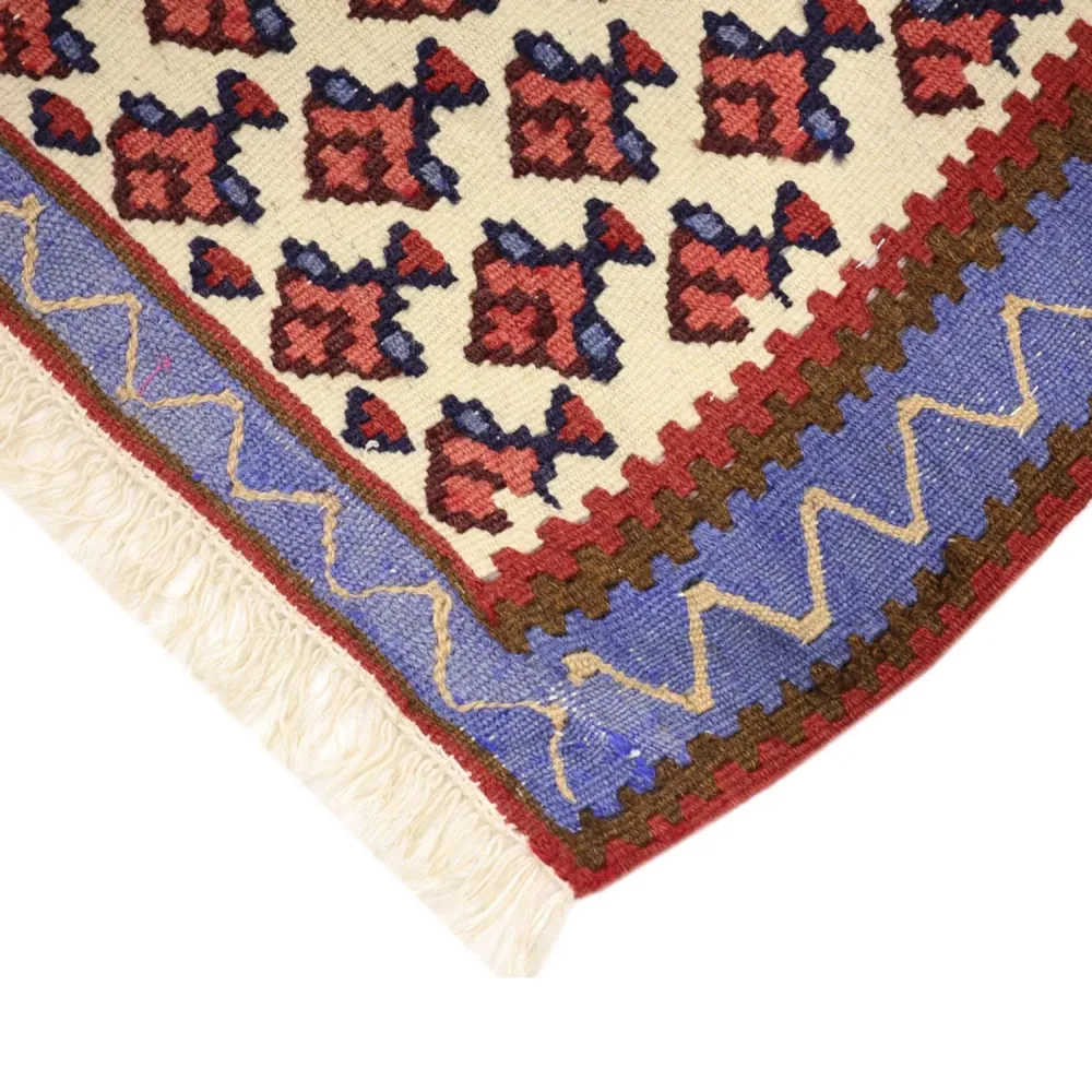 Corredor Tapete Kelim - Oriental - 290 x 88 cm - multicolorido