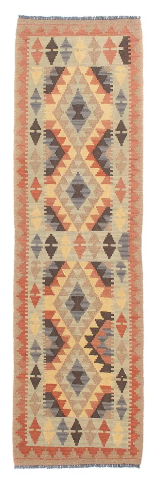 Corredor Tapete Kelim - Splash - 198 x 57 cm - multicolorido
