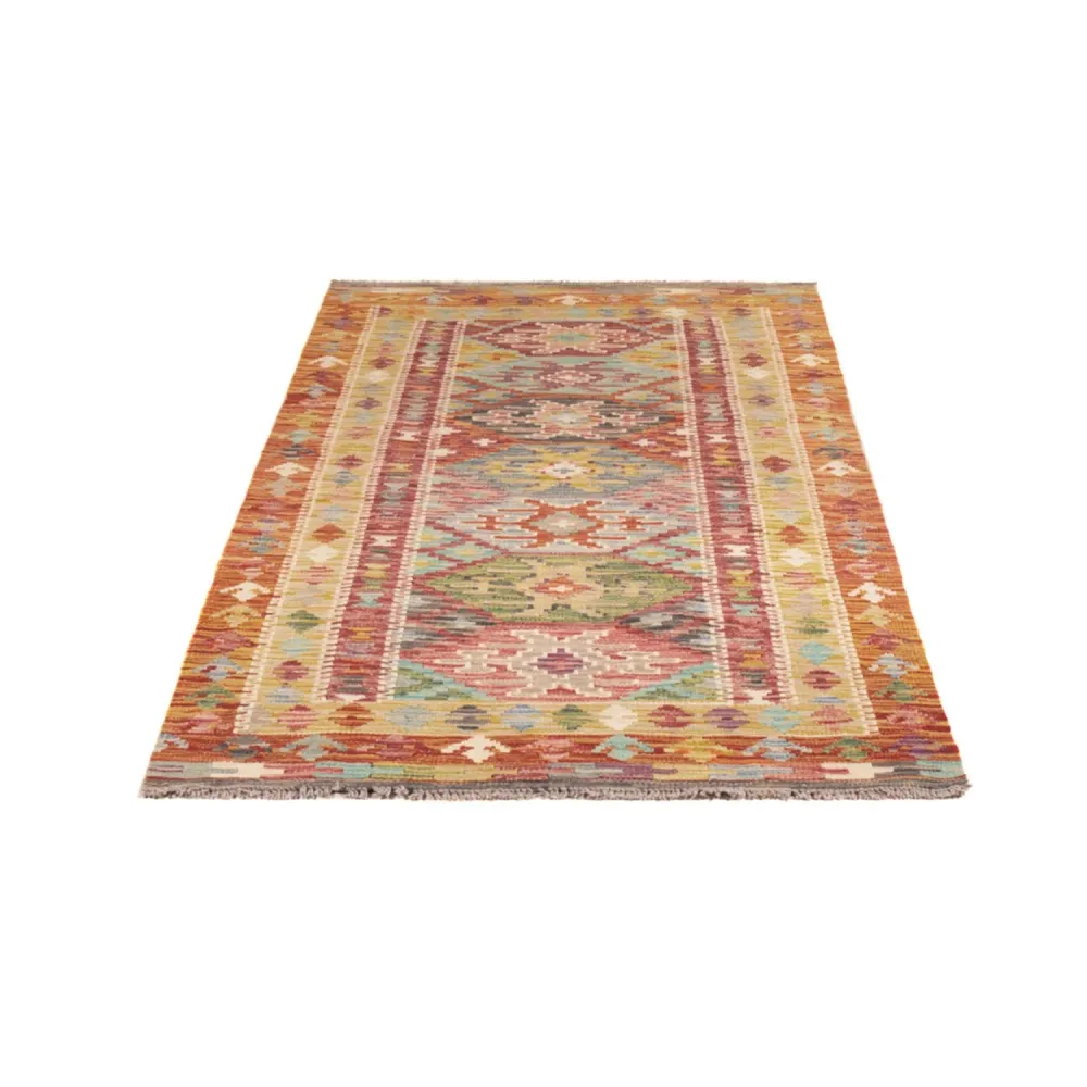 Corredor Tapete Kelim - Splash - 201 x 94 cm - multicolorido