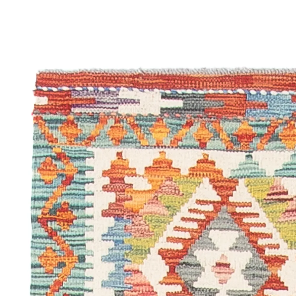 Corredor Tapete Kelim - Splash - 297 x 80 cm - multicolorido