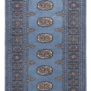 Corredor Tapete Paquistão - 201 x 77 cm - azul