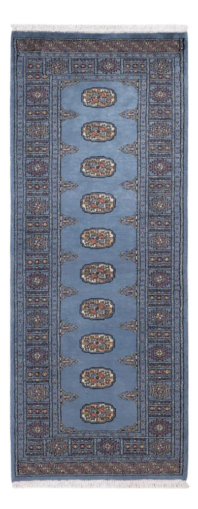 Corredor Tapete Paquistão - 201 x 77 cm - azul