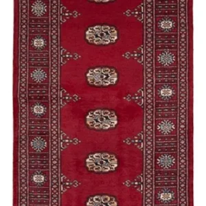 Corredor Tapete Paquistão - 241 x 77 cm - vermelho