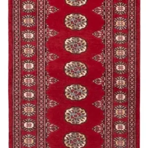 Corredor Tapete Paquistão - 246 x 77 cm - vermelho