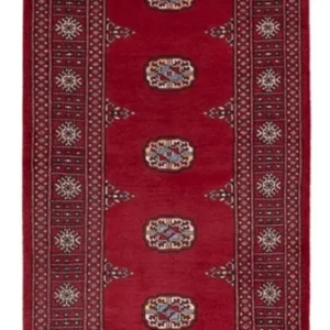 Corredor Tapete Paquistão - 247 x 77 cm - vermelho