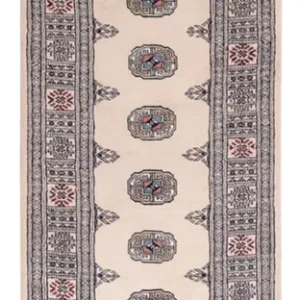 Corredor Tapete Paquistão - 253 x 79 cm - bege
