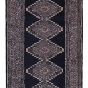 Corredor Tapete Paquistão - 270 x 77 cm - azul escuro