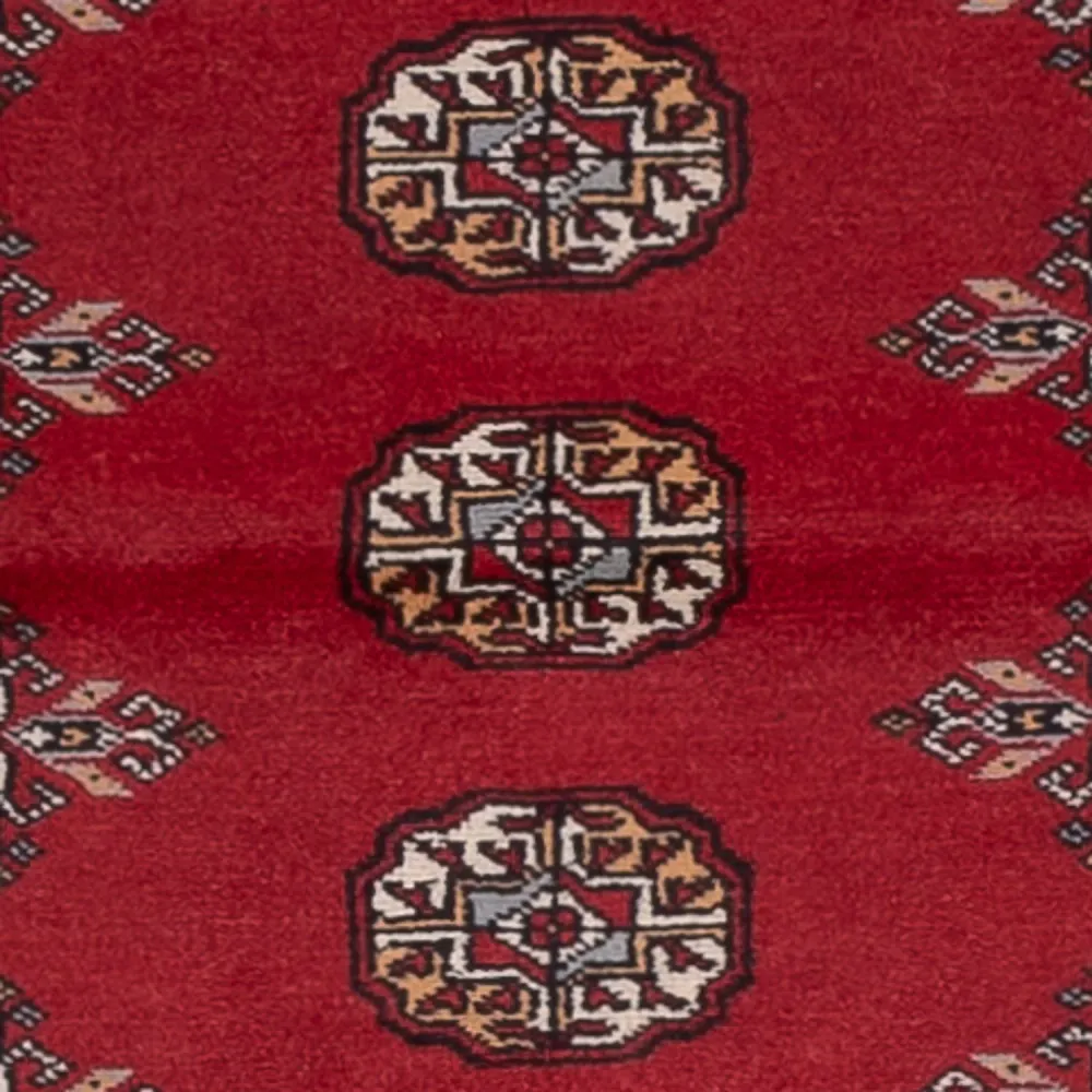 Corredor Tapete Paquistão - 289 x 78 cm - vermelho