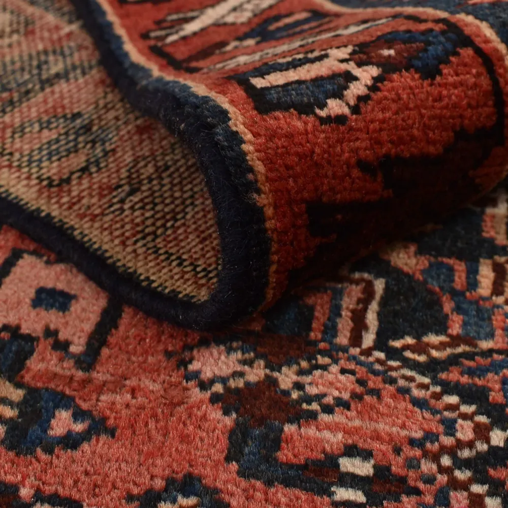 Corredor Tapete Persa - Bijar - 288 x 104 cm - vermelho