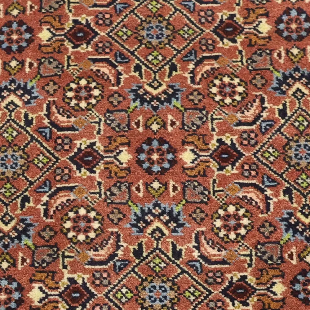 Corredor Tapete Persa - Bijar - 293 x 88 cm - terracotta