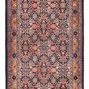 Corredor Tapete Persa - Clássico - 197 x 81 cm - ferrugem