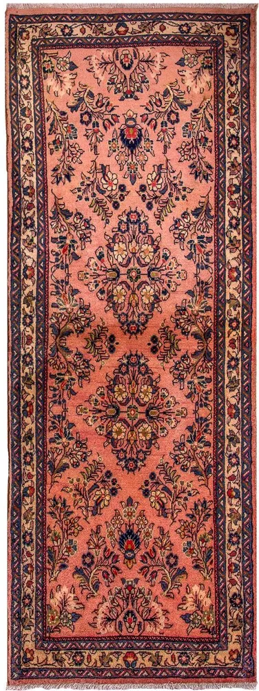 Corredor Tapete Persa - Clássico - 205 x 76 cm - pink