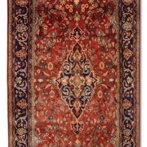 Corredor Tapete Persa - Clássico - 237 x 108 cm - vermelho