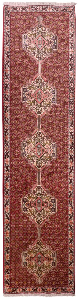 Corredor Tapete Persa - Clássico - 305 x 78 cm - vermelho claro
