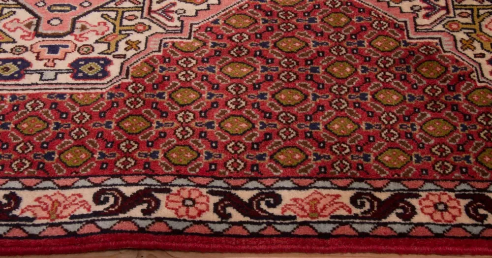 Corredor Tapete Persa - Clássico - 305 x 78 cm - vermelho claro
