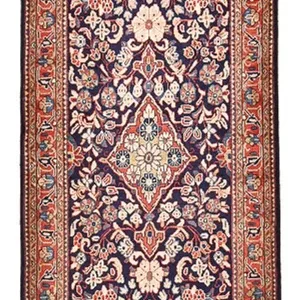 Corredor Tapete Persa - Clássico - 364 x 117 cm - bege escuro