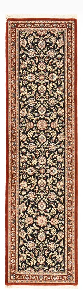 Corredor Tapete Persa - Ghom - Royal - 196 x 54 cm - azul escuro