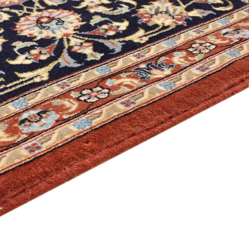 Corredor Tapete Persa - Ghom - Royal - 196 x 54 cm - azul escuro