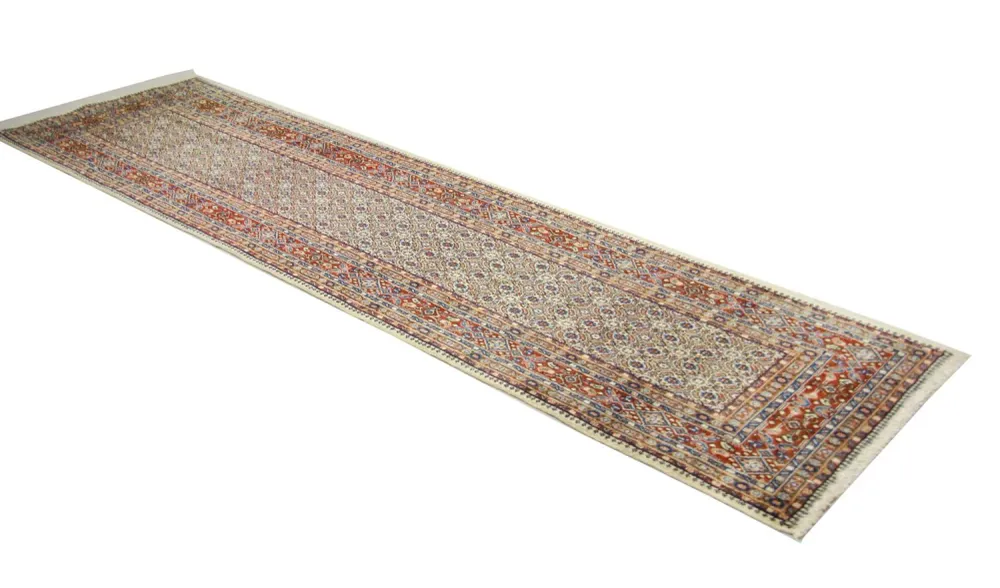 Corredor Tapete persa - Keshan - 299 x 78 cm - azul