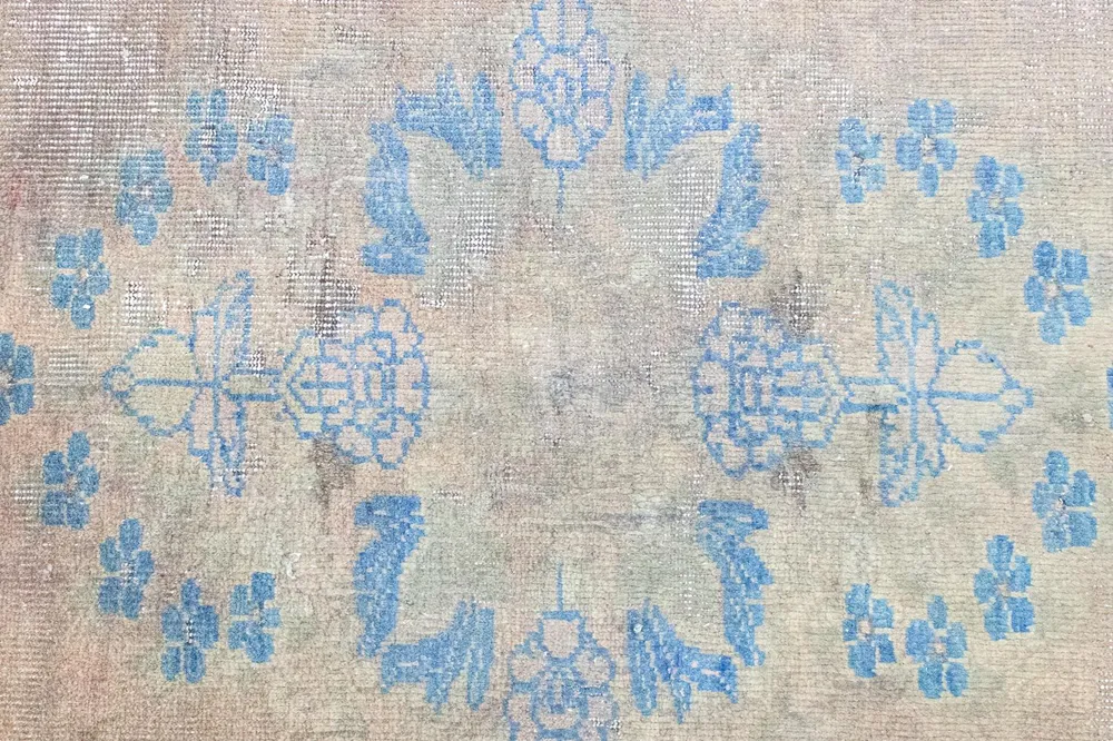 Corredor Tapete persa - Keshan - 305 x 120 cm - castanho
