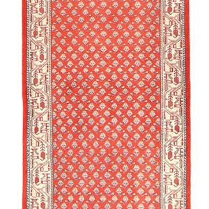 Corredor Tapete Persa - Mir - 200 x 76 cm - vermelho