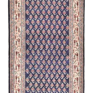 Corredor Tapete Persa - Mir - 230 x 75 cm - púrpura
