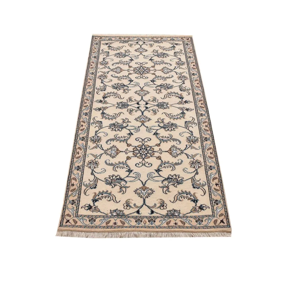 Corredor Tapete Persa - Nain - 182 x 79 cm - bege