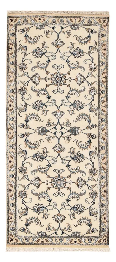 Corredor Tapete Persa - Nain - 182 x 79 cm - bege