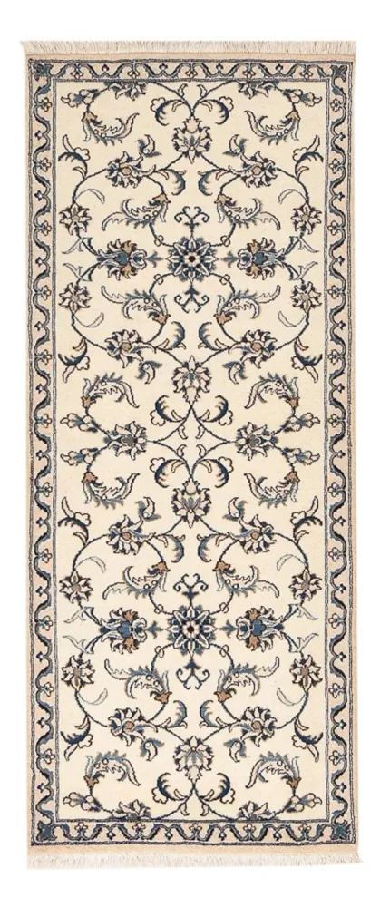 Corredor Tapete Persa - Nain - 190 x 80 cm - bege