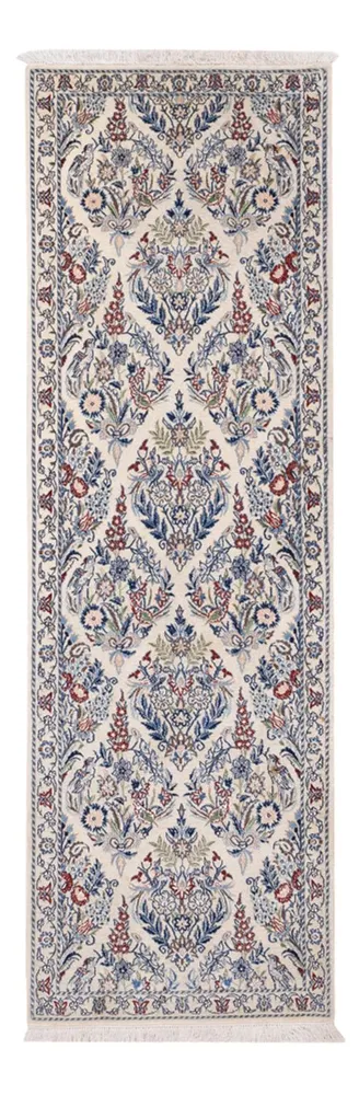 Corredor Tapete Persa - Nain - 190 x 63 cm - multicolorido