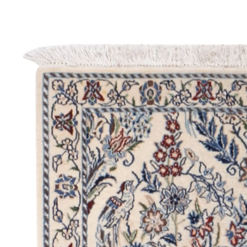 Corredor Tapete Persa - Nain - 190 x 63 cm - multicolorido