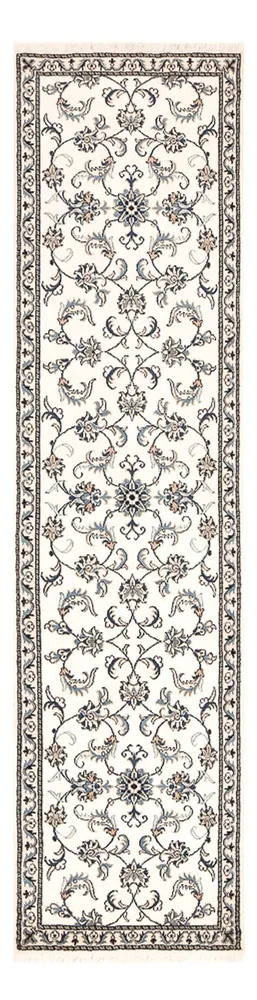 Corredor Tapete Persa - Nain - 289 x 77 cm - branco